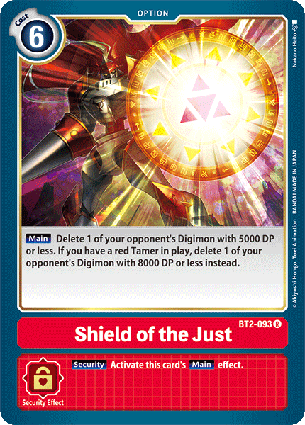 BT2-093 Shield of the Just Rare