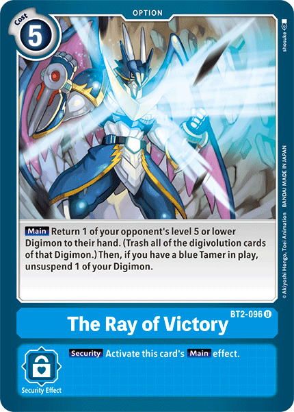 BT2-096 The Ray of Victory Uncommon