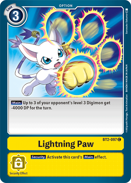 BT2-097 Lightning Paw Common