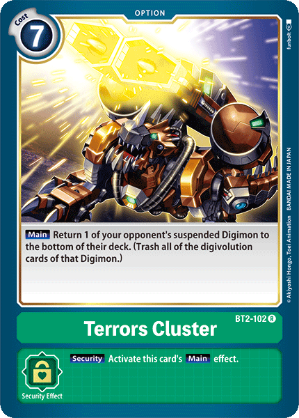 BT2-102 Terrors Cluster Rare