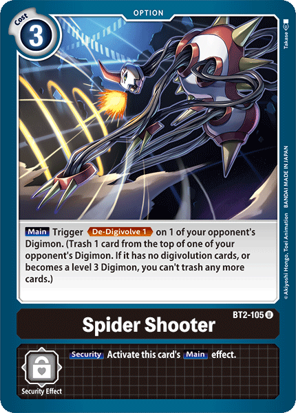 BT2-105 Spider Shooter Uncommon