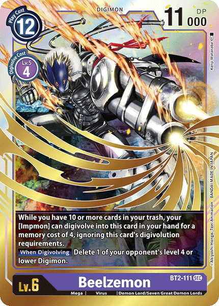 BT2-111 Beelzemon Secret Rare