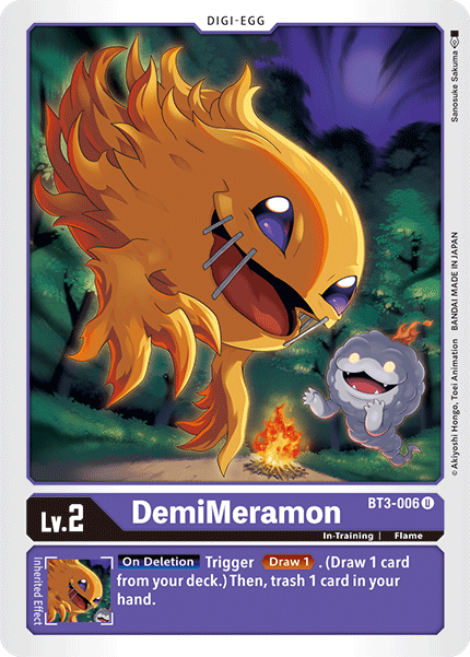 BT3-006 DemiMeramon Uncommon