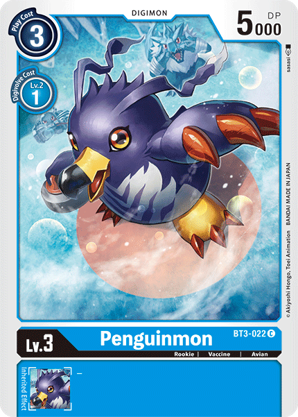 BT3-022 Penguinmon Common