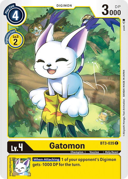 BT3-035 Gatomon Common