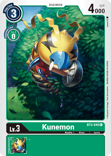 BT3-045 Kunemon Common