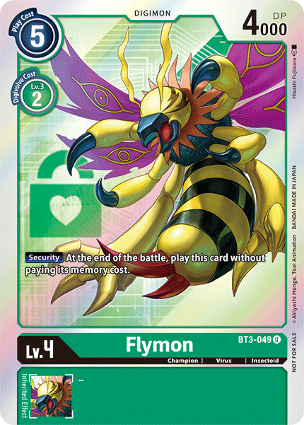 BT3-049 Flymon Alt Art Uncommon