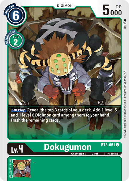 BT3-051 Dokugumon Common