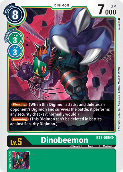 BT3-055 Dinobeemon Rare