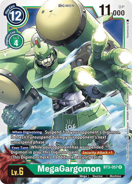 BT3-057 MegaGargomon Rare