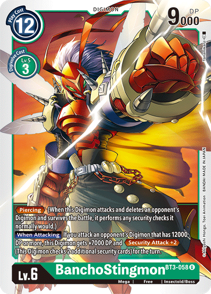 BT3-058 BanchoStingmon Uncommon