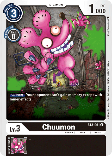 BT3-061 Chuumon Common RB01 Reprint