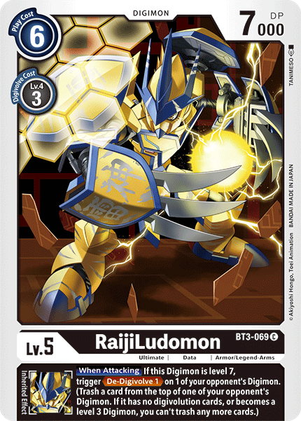 BT3-069 RaijiLudomon Common