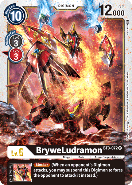 BT3-072 BryweLudramon Rare