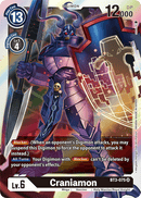 BT3-075 Craniamon Super Rare RB01 Reprint