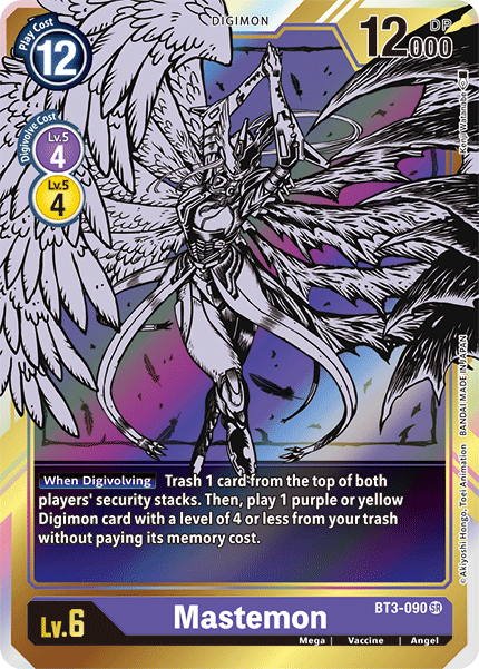 BT3-090 Mastemon Alt Art Super Rare