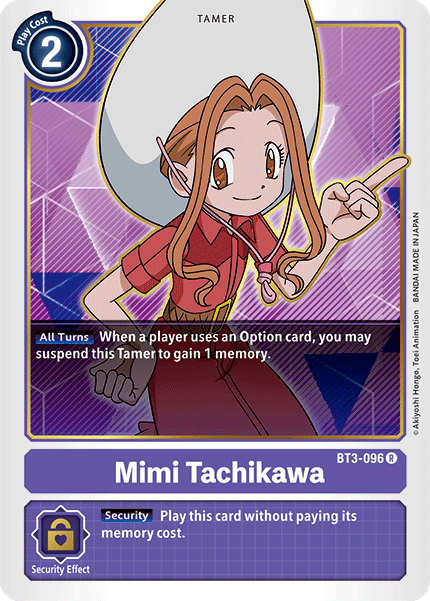 BT3-096 Mimi Tachikawa Rare