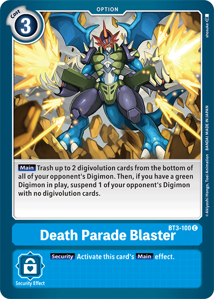 BT3-100 Death Parade Blaster Common