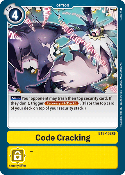 BT3-102 Code Cracking Uncommon