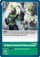 BT3-103 Hidden Potential Discovered! Uncommon