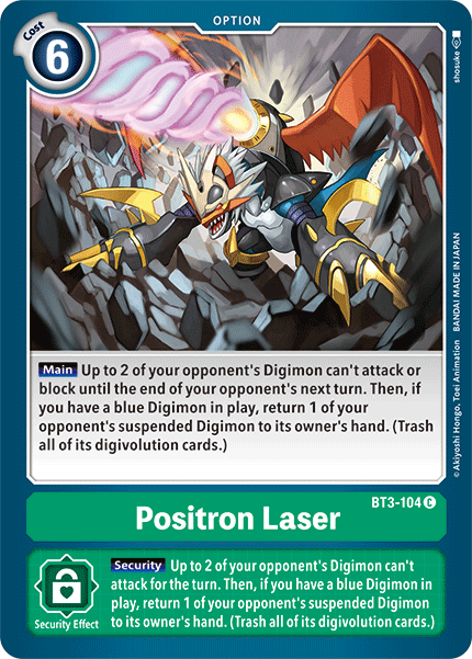 BT3-104 Positron Laser Common