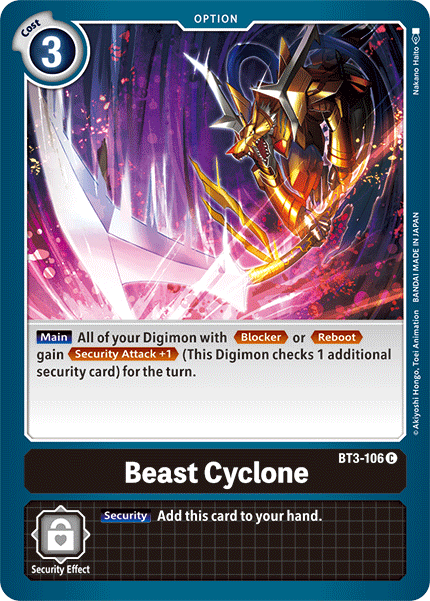 BT3-106 Beast Cyclone Common