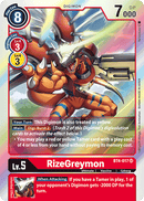 BT4-017 RizeGreymon Super Rare RB01 Reprint