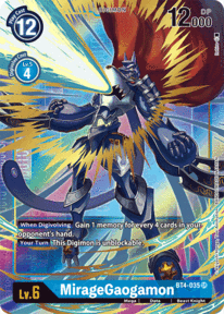 BT4-035 Miragegaogamon Alt Art Super Rare