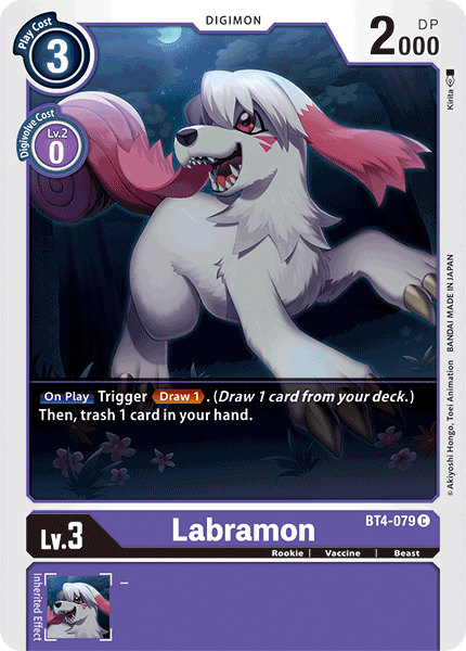 BT4-079 Labramon Common RB01 Reprint