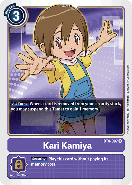 BT4-097 Kari Kamiya Rare RB01 Reprint