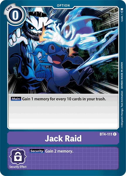 BT4-111 Jack Raid Common RB01 Reprint