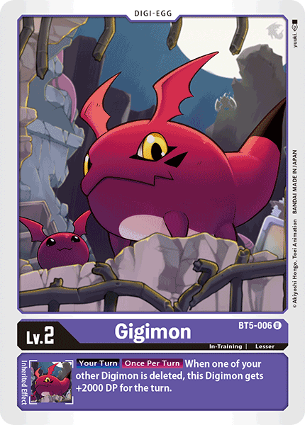 BT5-006 Gigimon Uncommon