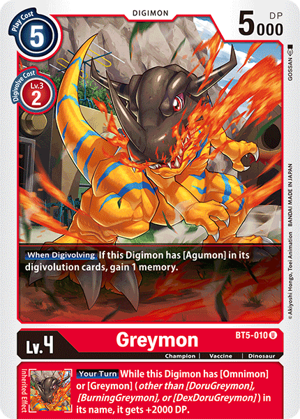 BT5-010 Greymon Uncommon