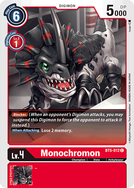 BT5-012 Monochromon Common