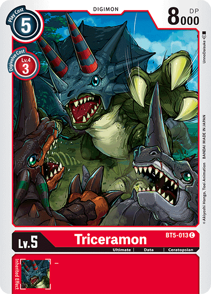 BT5-013 Triceramon Common