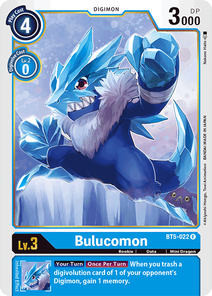 BT5-022 Bulucomon Rare