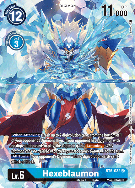 (BT11) BT5-032 Hexeblaumon Alternate Art