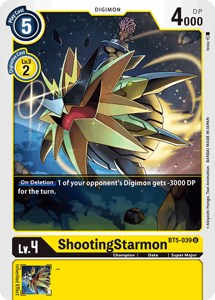 BT5-039 ShootingStarmon Uncommon