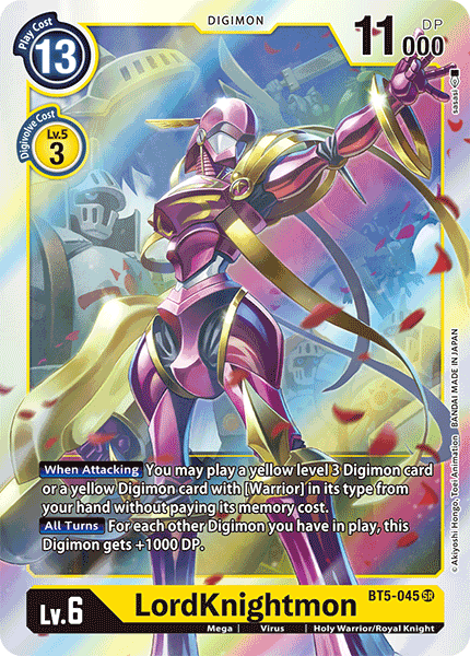 BT5-045 LordKnightmon Super Rare