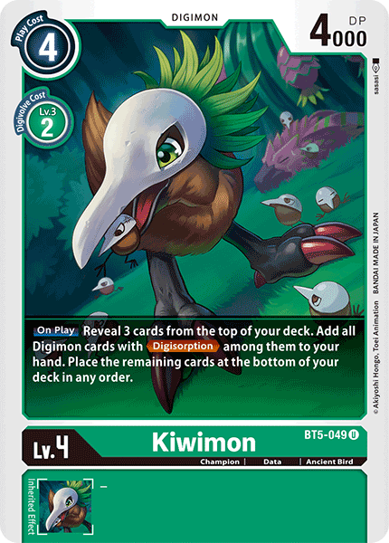 BT5-049 Kiwimon Uncommon