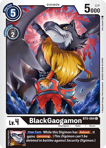 BT5-064 BlackGaogamon Common