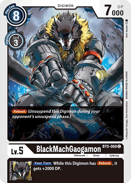 BT5-068 BlackMachGaogamon Common