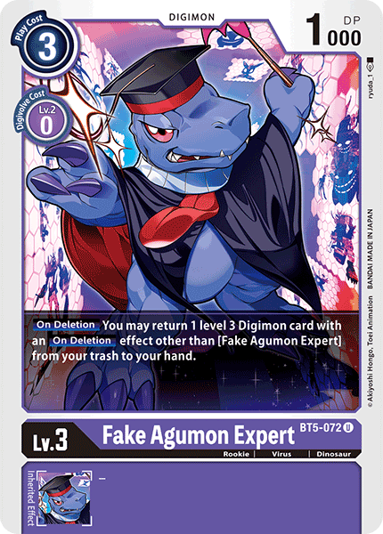 BT5-072 Fake Agumon Expert Uncommon