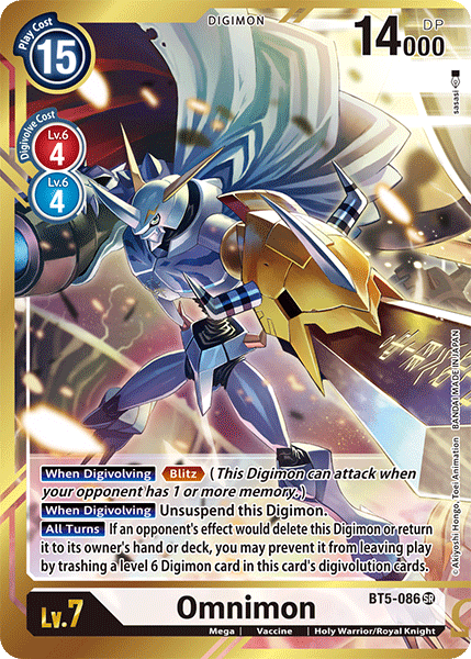 BT5-086 Omnimon Alt Art (Sasasi) Super Rare