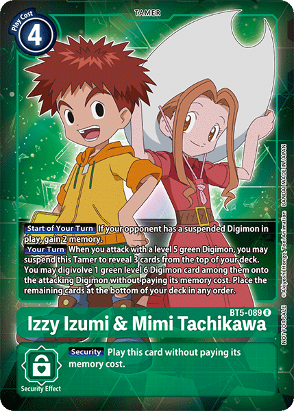 BT5-089 Izzy Izumi & Mimi Tachikawa Alt Art Rare