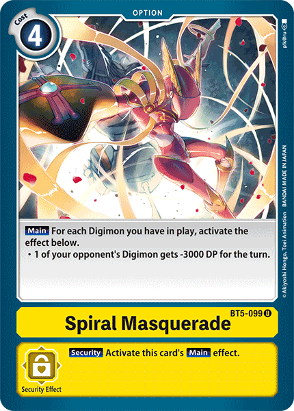 BT5-099 Spiral Masquerade Uncommon