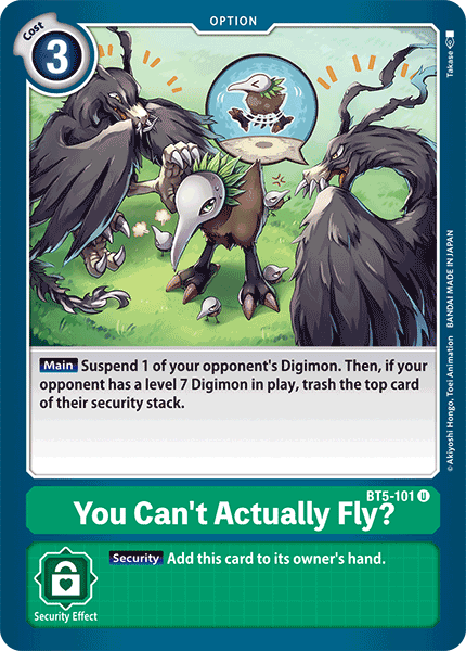 BT5-101 You Can't Actually Fly? Uncommon