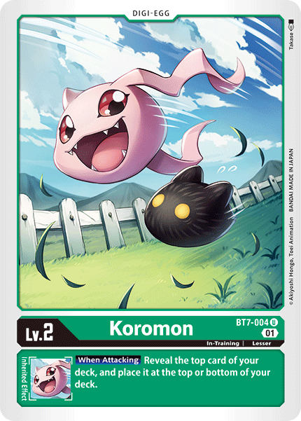 BT7-004 Koromon Uncommon