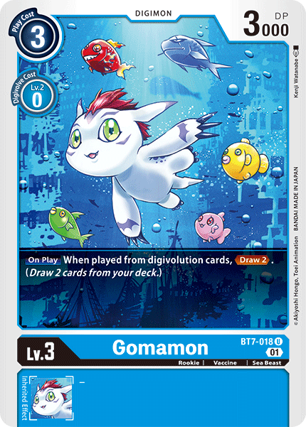 BT7-018 Gomamon Uncommon