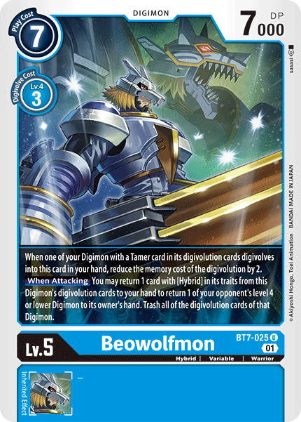 BT7-025 Beowolfmon Uncommon